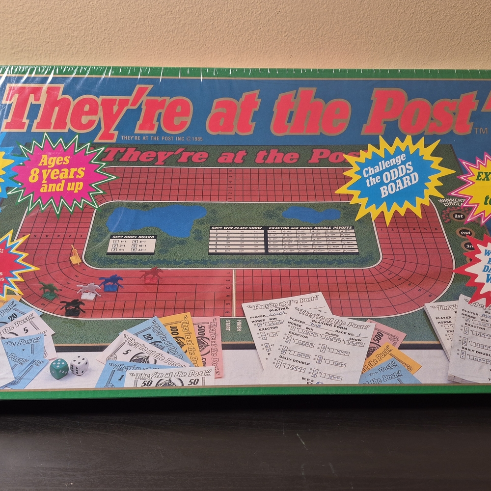 They're at the Post! Classic Family Board Game - Red & Green